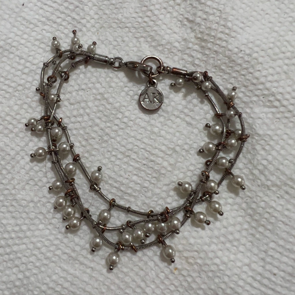 Anne Klein Brand Beautiful Silver Tone Bracelet